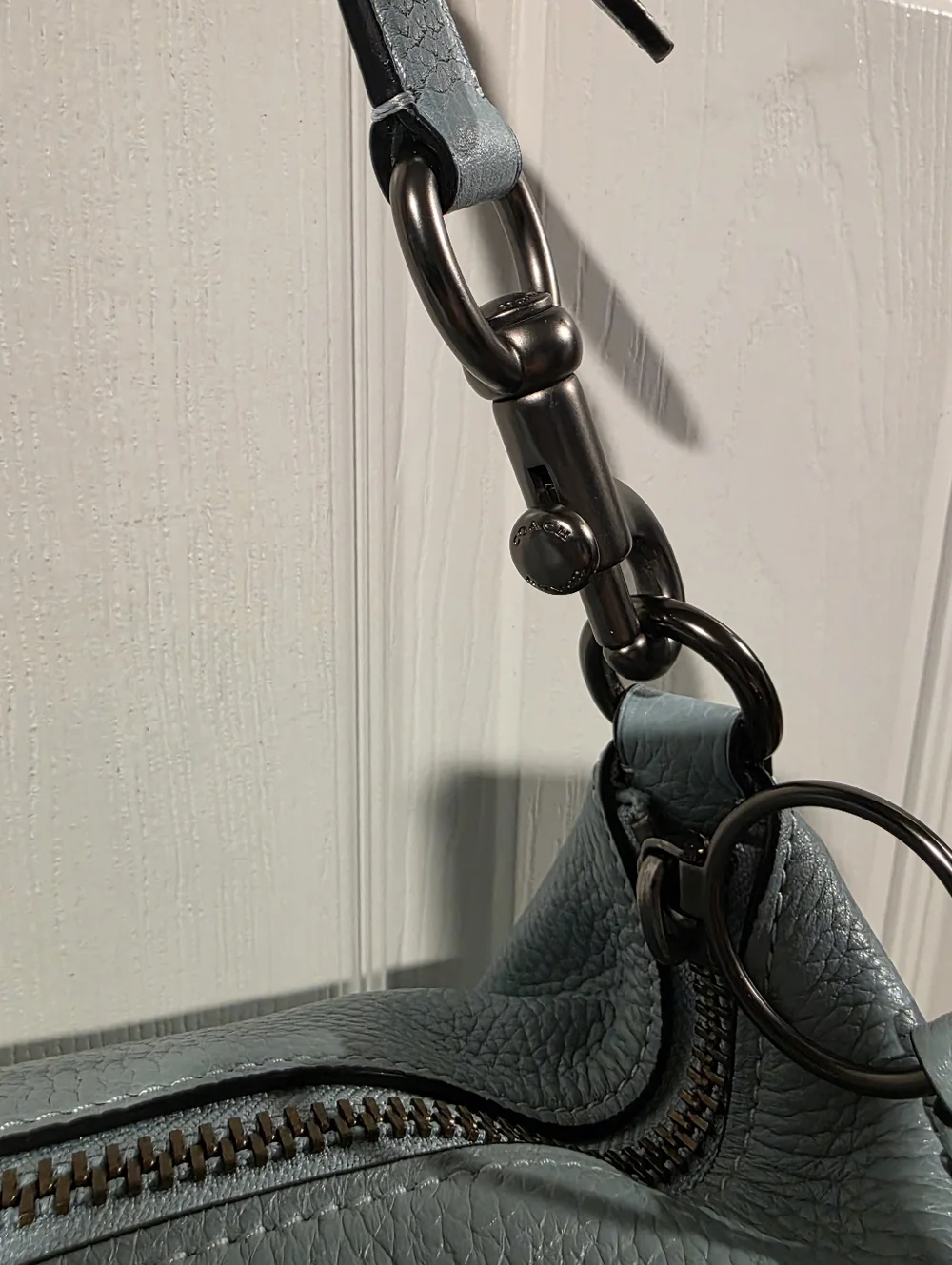 COACH Duffle 20 1941 Archive Crossbody Leather Shoulder Blue - Picture 11 of 17